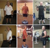 Personal trainer. Jerry's 6-weeks fat loss success. Personal training, senior fitness. Phoenix - Physiques Fitness by Elvira