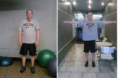 bRIAN LOST OVER 80 POUNDS. PERSONAL TRAINER PHOENIX 85016, PHYSIQUES FITNESS BY ELVIRA