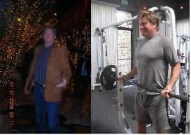 David before and after Personal training program. Phoenix Physiques Fitness by Elira